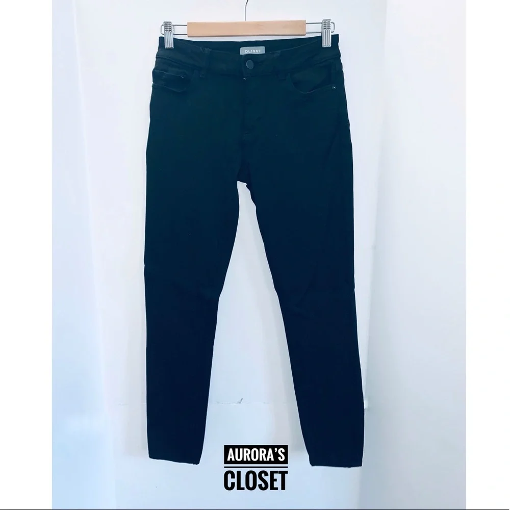 DL1961 26 Black Jeans Margaux Skinny - Picture 2 of 4